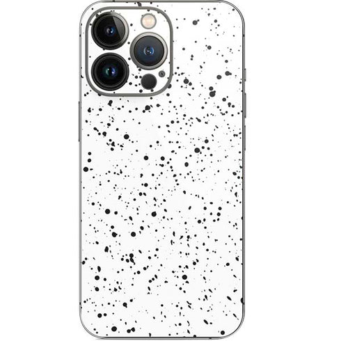 White Speckle iPhone 14 Pro Skin
